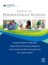 Journal of PeriAnesthesia Nursing雜志封面